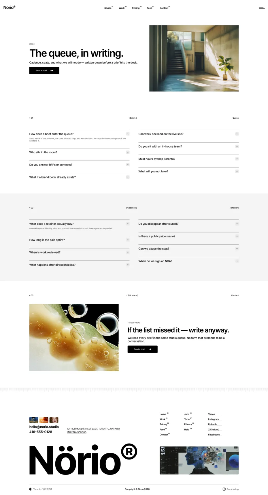 FAQs preview